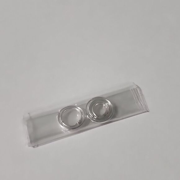 Tiny Silver Hoop Earrings 3 Pair 3 Sizes - Picture 2 of 3